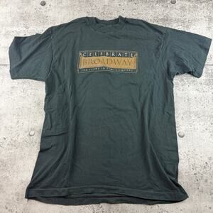 Vintage Broadway NY Time Square Shirt XL 100 years